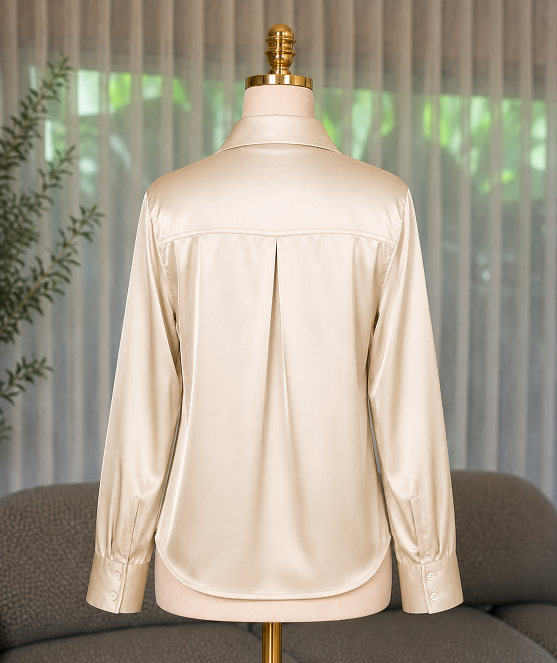 Celeste Satin Blouse
