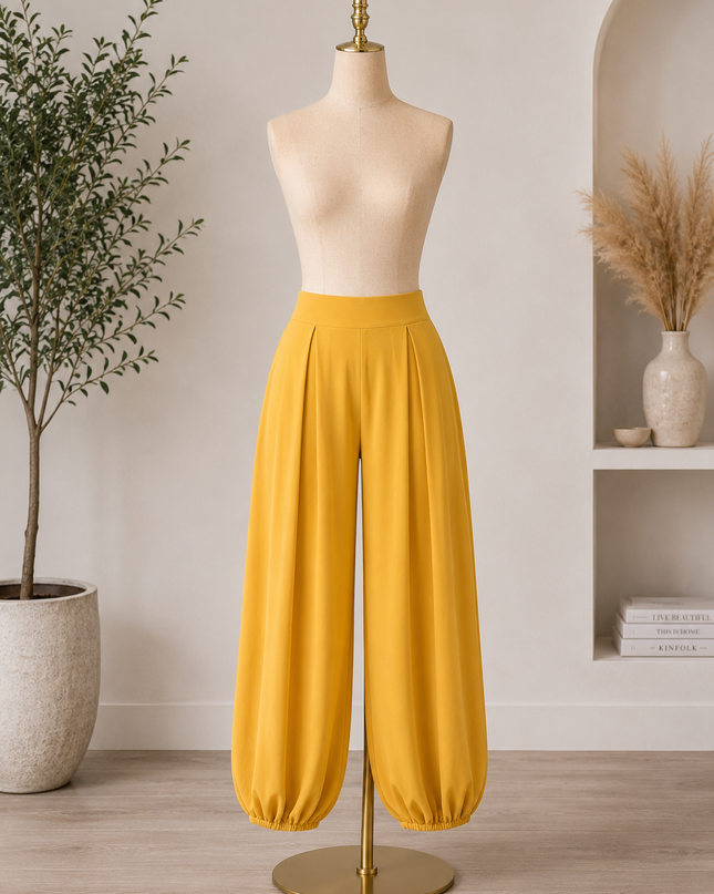 Yoga Pants Yellow
