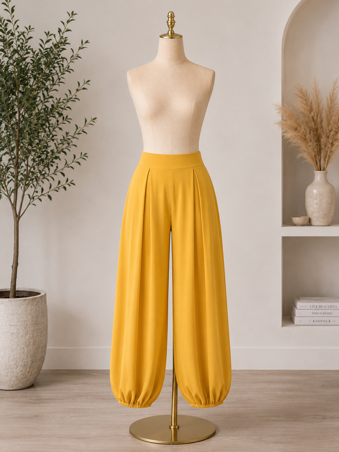 Yoga Pants Yellow