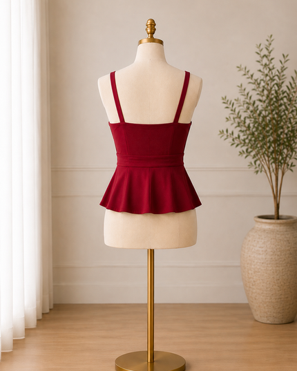 Valentina Peplum Top
