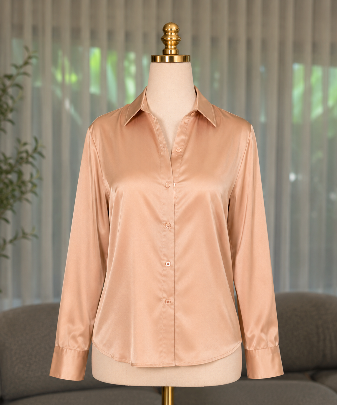 Celeste Satin Blouse