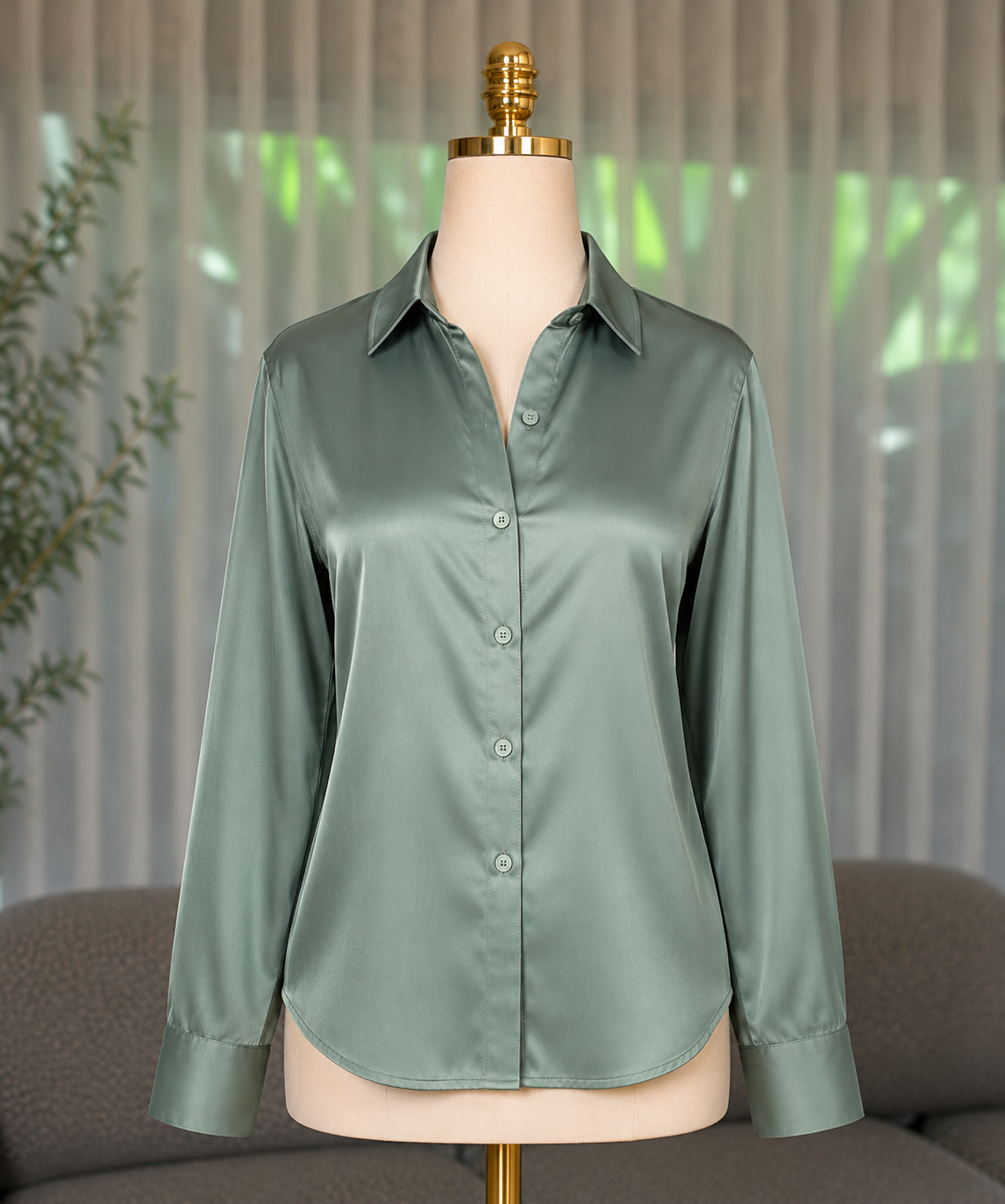 Celeste Satin Blouse
