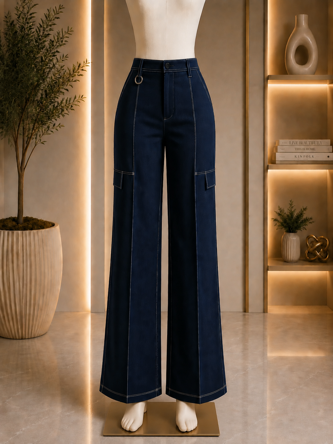 Striped Denim